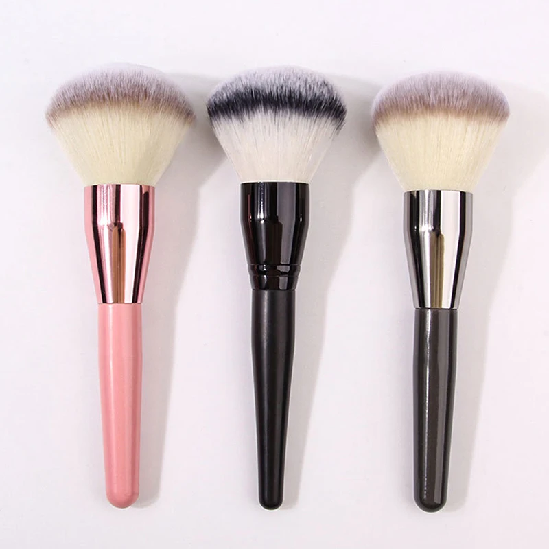 Grand pinceau de maquillage pour le visage, brosse pour fard à joues, contour du visage, fond de teint antarctique, brosse de maquillage cosmétique, outil pour fard à joues en poudre, 1PC