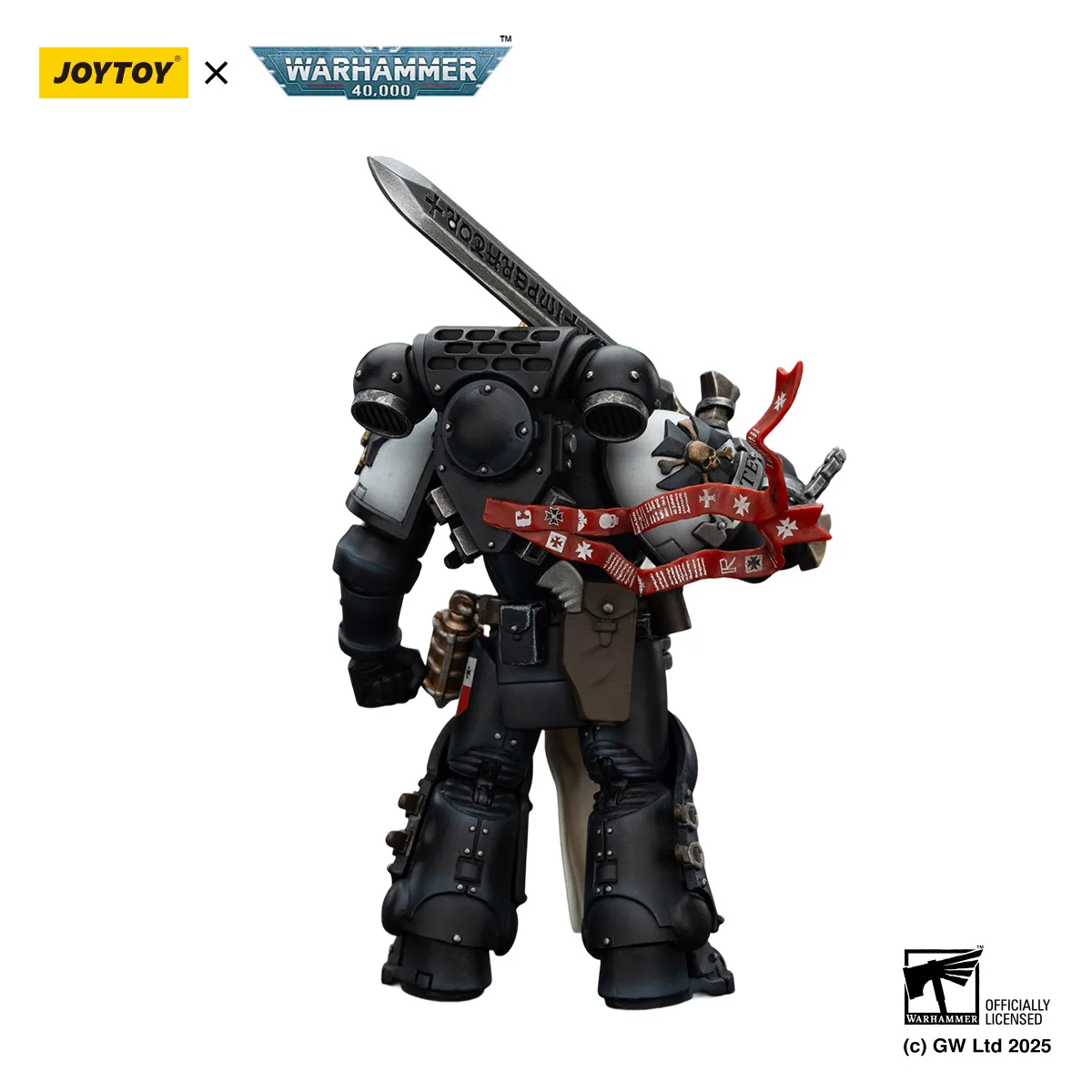 

【Доставка в течение 24 часов】Фигурка JOYTOY Warhammer 40K Black Templars Emperor's Champion "Bayard's Revenge" 1/18