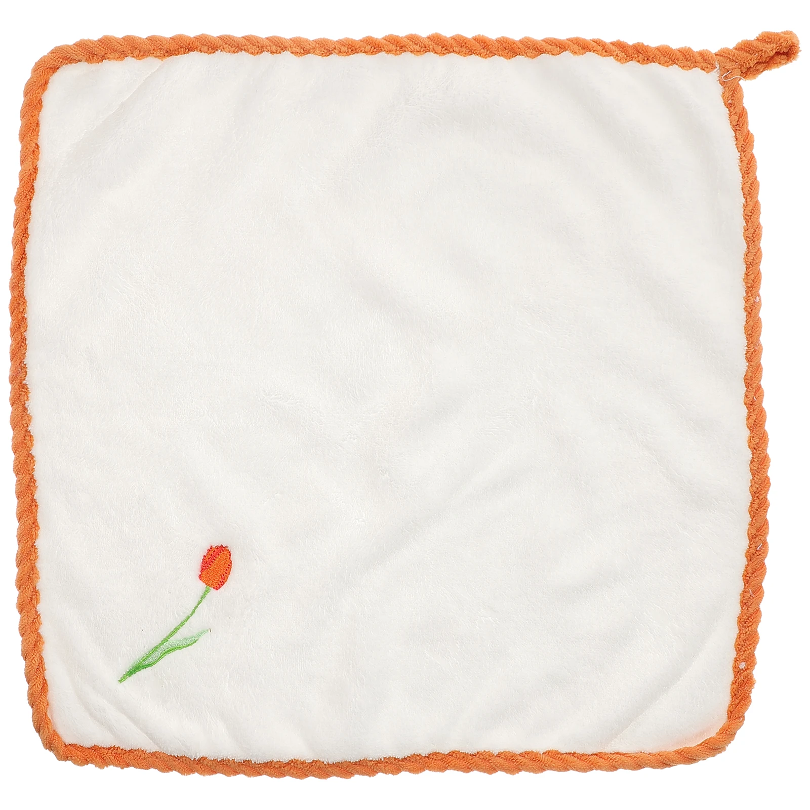 

H Towel Bathroom Kitchen Fabric Wipe Fast Drying Absorbent Hanging Home Decorative Tulip Washcloths Practical Water