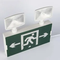 Luz Led de emergencia, iluminación de emergencia, indicador de salida de seguridad contra incendios, escalera, centro comercial, área pública, Ac200-240v, 50/60hz, nuevo