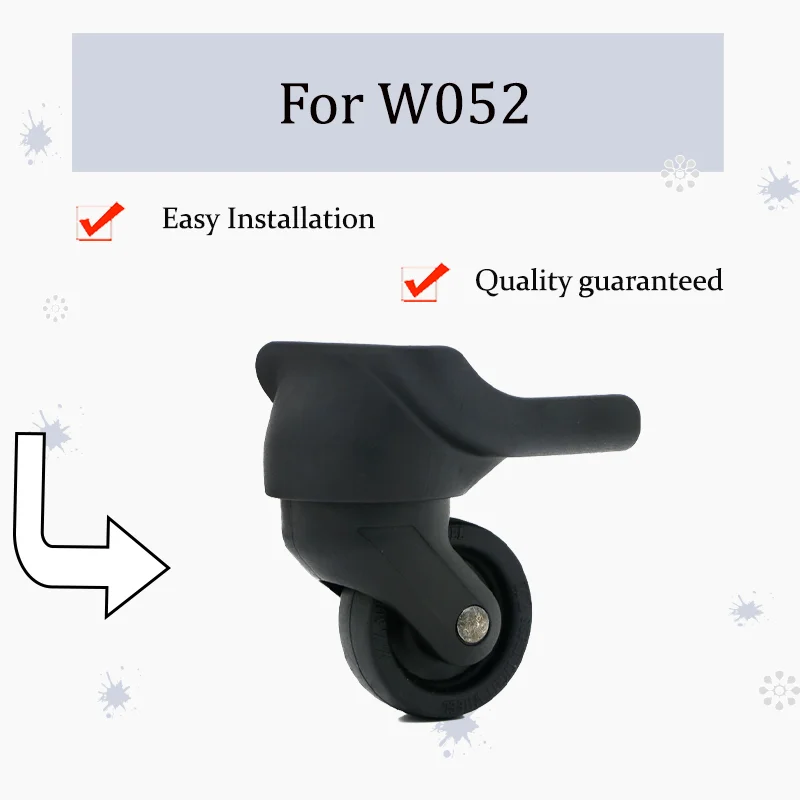 

For W052 Luggage Wheel Replacement Parts - Swivel Castors Anti-slip & Shock-absorbing Compatible with Quiet & Durable Models