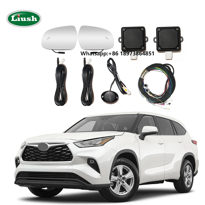 

BSD 77GHz Rearview Mirror Adas Blind Spot Monitoring Lane Change Safety Warning System Car Safety Driving Assist for RAV4