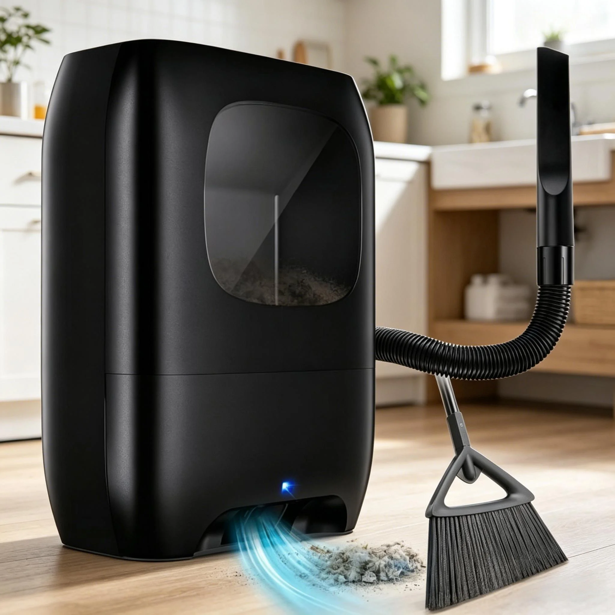 Electric Infrared Sensor Dustpan Non Contact Auto Dust Bin Vacuum Cleaner 110V 220V for Kitchen Salon Pet Hair Food Dirt Cleanin