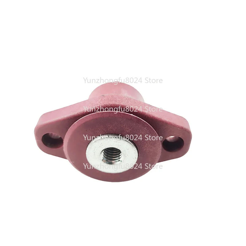 500A High Current Copper Terminal T2 Red Copper PA66 Flame Retardant Connector Block Power Supply Through The Wall M8 Parts