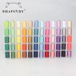 Rhapsody 60 Brother Colors Polyester Embroidery Machine Thread 40WT 500M Each For Babylock Janome Singer Pfaff Husqvarna Beqvarn