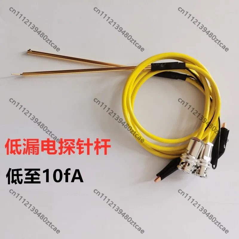 Low Leakage Coaxial Triaxial Probe Rod Low Noise High Frequency IV Test Probe Holder Fixture For Wafer Probe Station