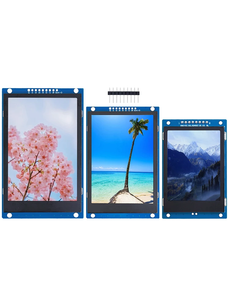 Wyświetlacz SPI TFT LCD 2.4 2.8 3.2 3.5 cala ST7789V ST7796S, 240×320 320×480 z adapterem PCB 3.3V/5V dla Arduino — zdjęcie produktu 7