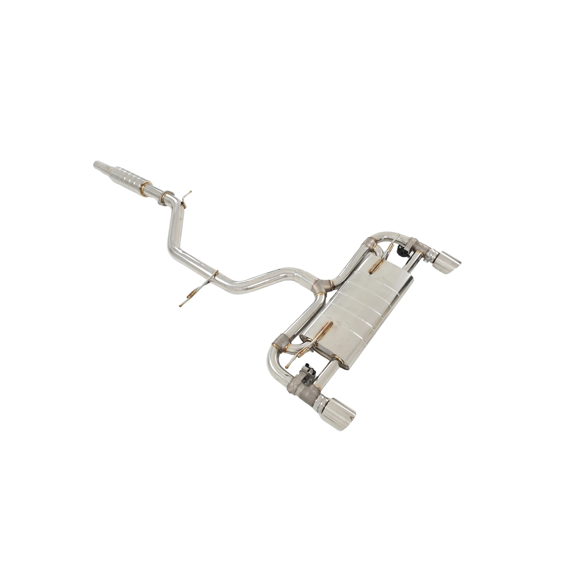 

YT Stainless Steel Valved Catback Exhaust System with Mufflers Downpipe for Volkswagen Golf GTI Mk7 (2.0T)