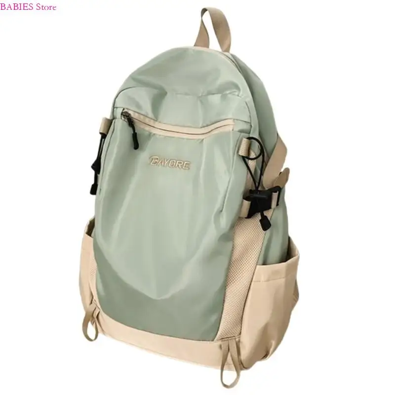 

C9GB Korean Styles Backpack Student School Backpack Contrast Color Backpack for Daily