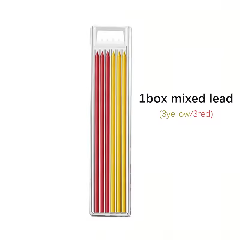 2.8mm Solid Woodworking Automatic Pencil Set with 2B Multicolor Lead Core Deep Hole Marking Architectural Design Marking Pen - Image 7