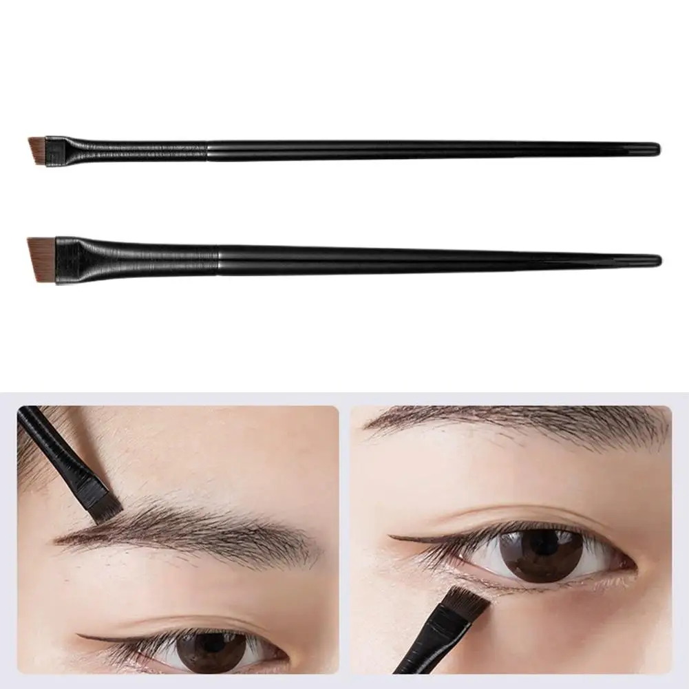 アイライナーブラシ精密ジェルアイライナーメイクブラシ超薄型ライナーブラシ細字アイライナーブラシ女性女の子用