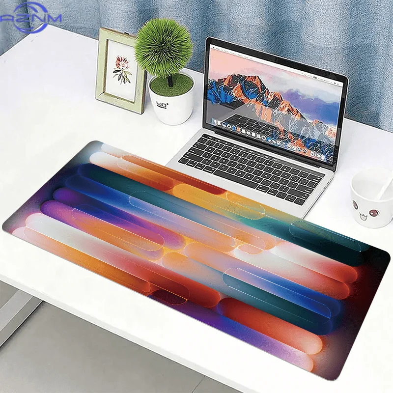 One Mouse Pad Measuring  cm, Featuring a Non-Slip Extended Design, Vibrant Long Oval Shape, Perfect for Office And Home Decorati