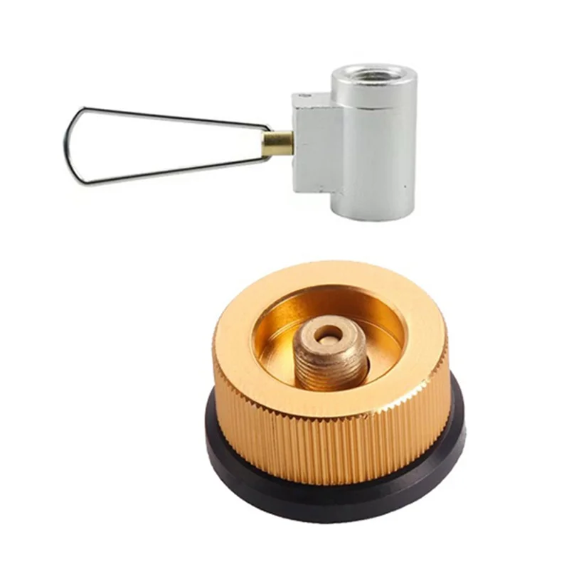 Camping Gas Saver Plus  Adapter Shifter Small Propane Tank Inlet Valve Cylinder Convertor, A