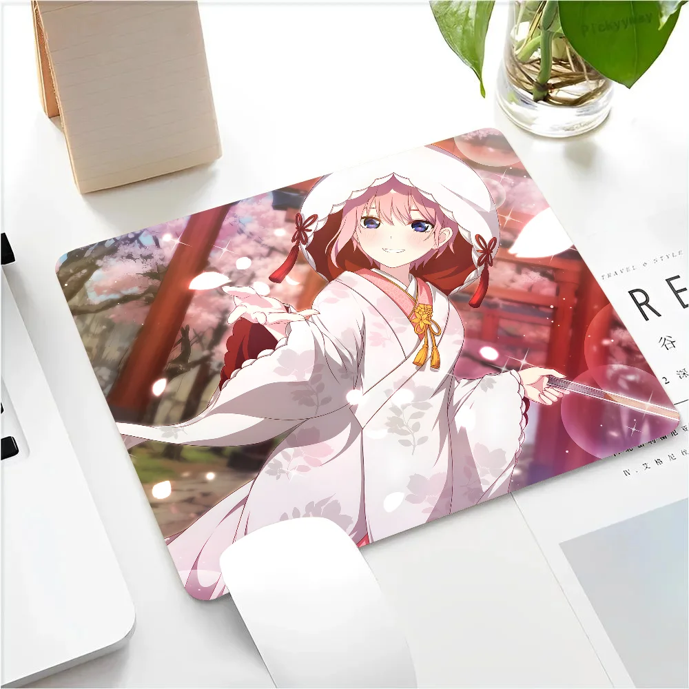 Ichika Nakano The Quintessential Quintuplets Anime Mousepad Small LockEdge Mouse Pad Gamers Computer Desk Pad Anti-slip Rubber