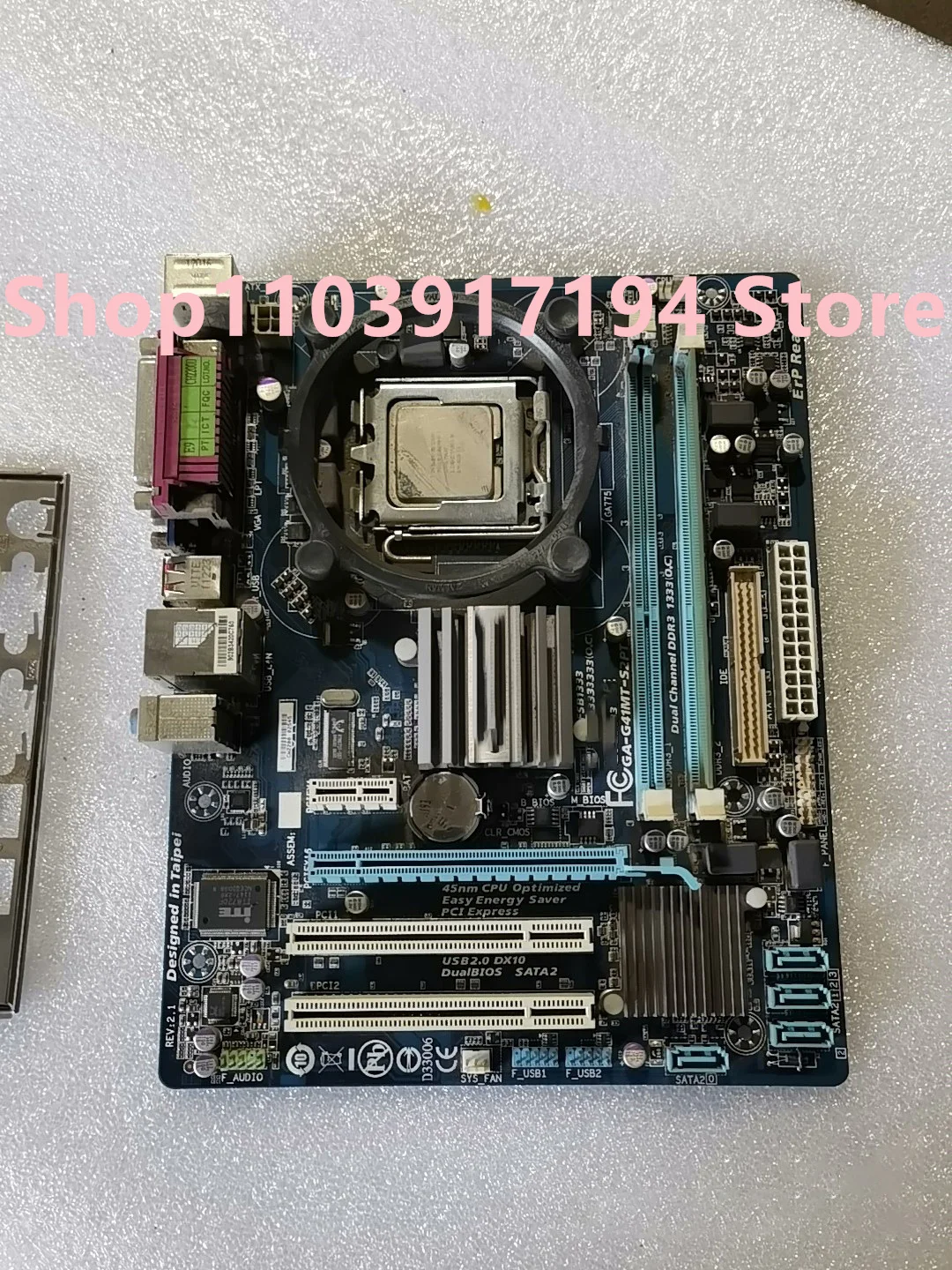 FOR  Gigabyte G41MT-S2PT Motherboard E5400 ddr3 GA-G41MT-S2PT