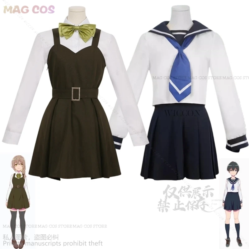 2024 New Anime Narenare Cosplay Cheer For You Kanata Misora Anna Aveiro Costume JK School Uniform Dress Cos Woman Girls Kawaii