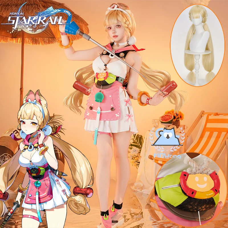 Игра Zenless Zone Zero Alice Косплей Костюм Парик Alice Thymefield Sea of Thyme Наряд для лета Comicon Hallowmas Party Женский