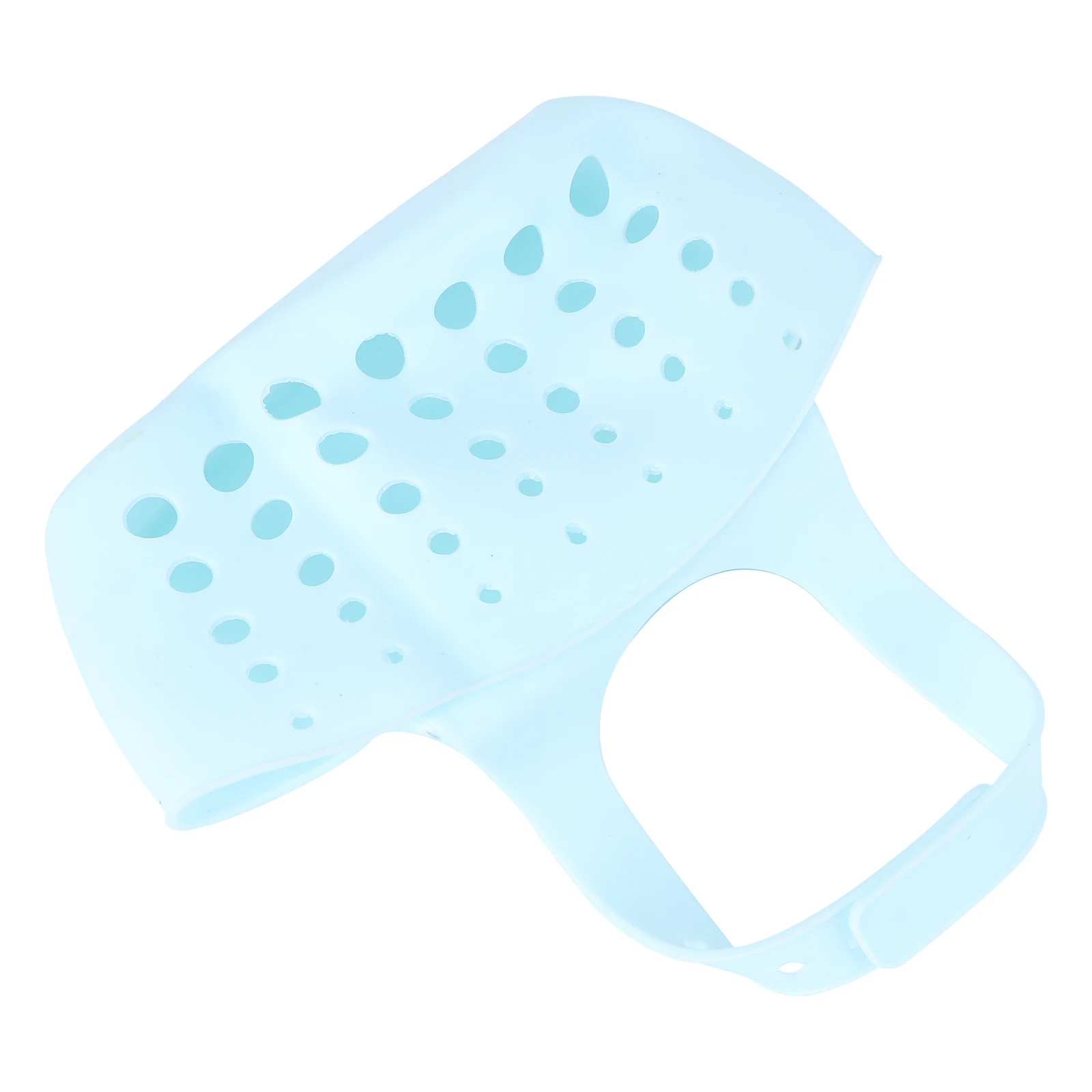 

Adjustable Kitchen Sink Holder Double Drain Sponge Holder Plastic Basket Hanging Organizers for Bathroom Gadget Storage Blue