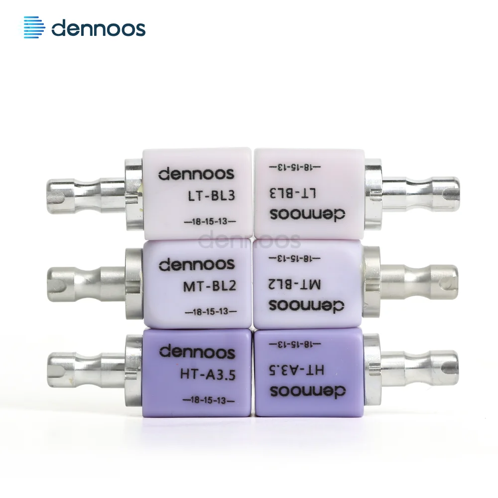 30pcs Dental Lithium Disilicate Glass Ceramic Cubes Blocks C14 LT/HT/MT Sirona Cerec System CAD CAM Veneer/Crown/Bridge