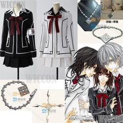 Anime Vampire Knight Cosplay Kurosu\Kuran Yuki Kiryu Zero Kuran Kaname Costume Cross Academy School Uniform Halloween Customized
