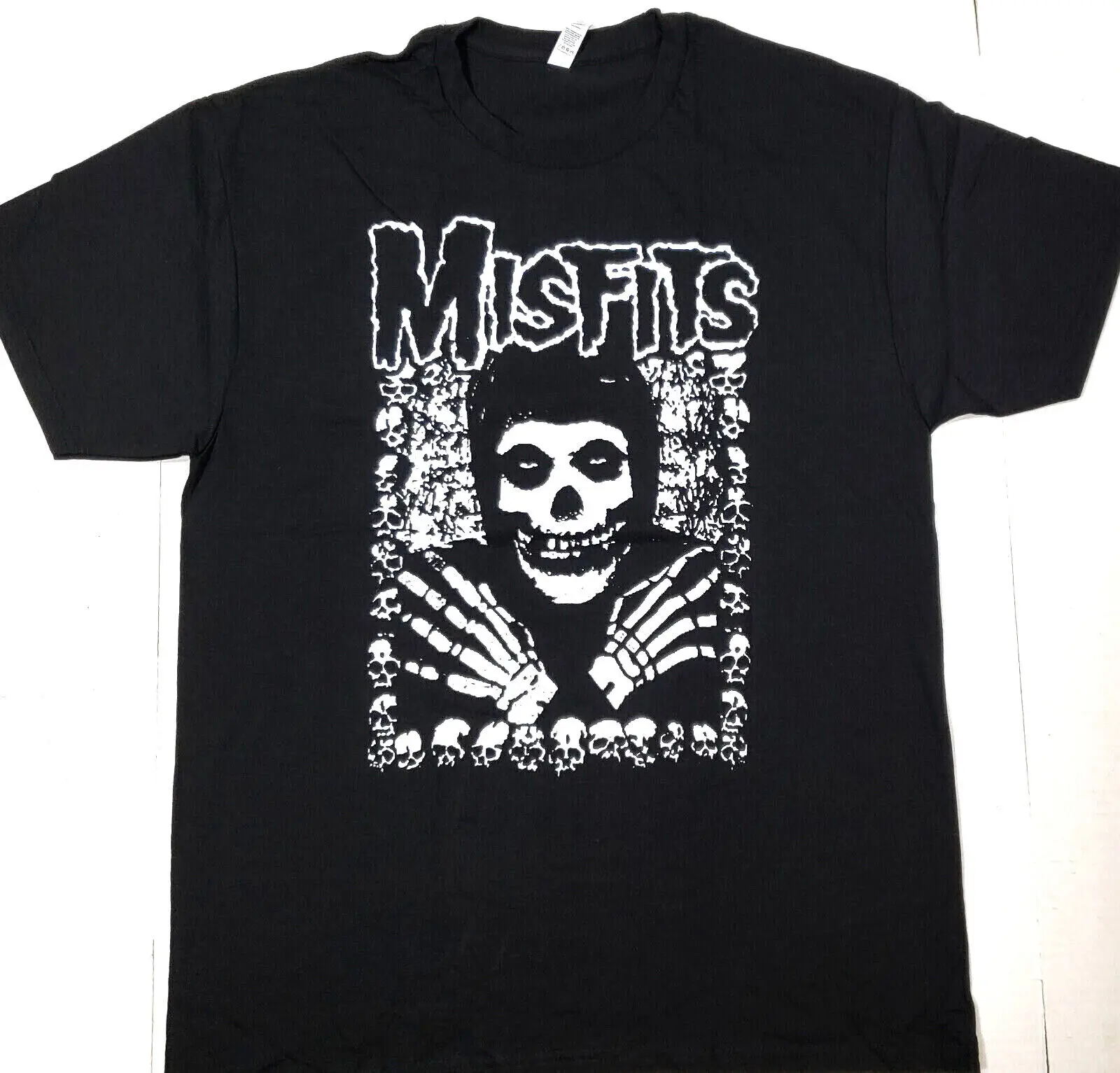 The MISFITS T-shirt Fiend Skull Danzig Horror Punk Rock Tee Men's New