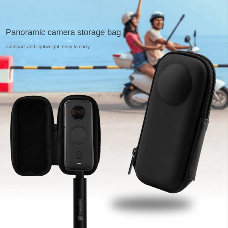 2Pcs For MINI Storage Case For Insta 360 ONE X3 Protective Bag Silicone Case Lens Protector Panoramic Camera Portable Accessory