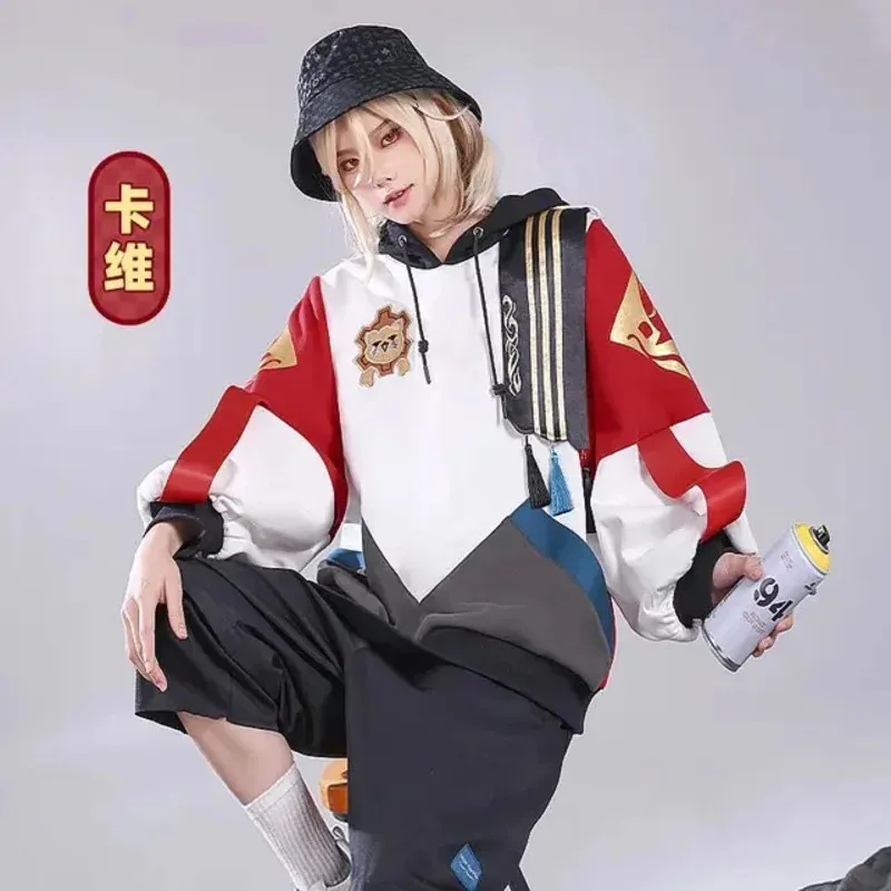 

Game Anime Genshin Impact Cosplay Kaveh Alhaitham Spring Autumn Daily Leisure Clothes Polyester Long Sleeve Hoodie Coat XD4TGK2D