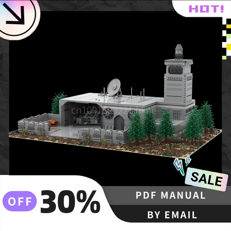 [5494 ELEMENTY] Personalizowany zestaw klocków MOC Imperial Base Bunker, kreatywny zestaw klocków konstrukcyjnych, zabawki edukacyjne STEM, model do samodzielnego montażu, prezent