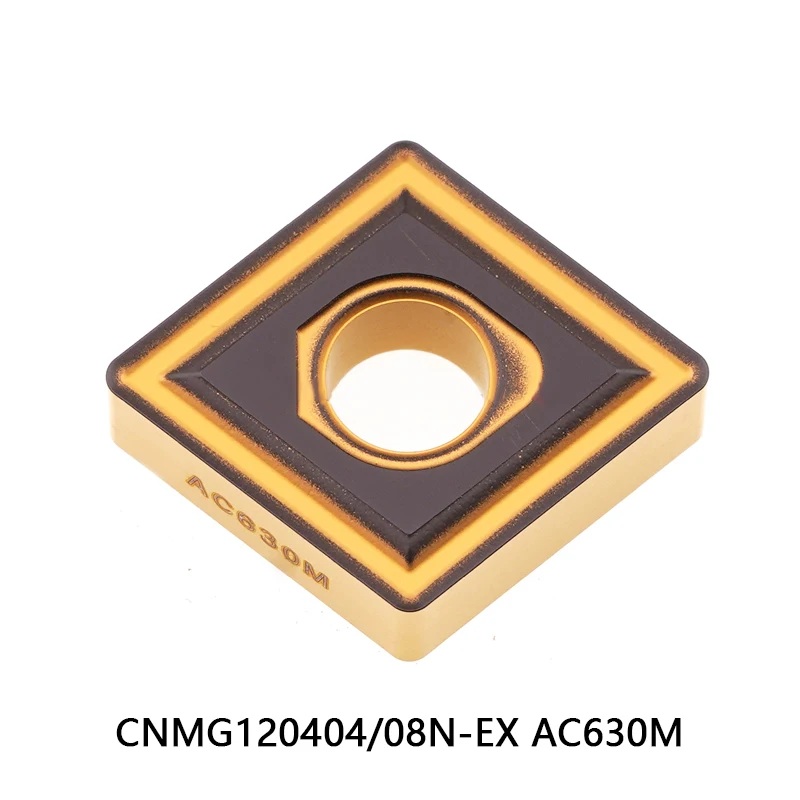 

100% Оригинальные твердосплавные вставки CNMG120404N-EX CNMG120408N-EX AC630M токарный станок резак CNMG120404 CNMG120408 N-EX CNMG 120408 токарный станок