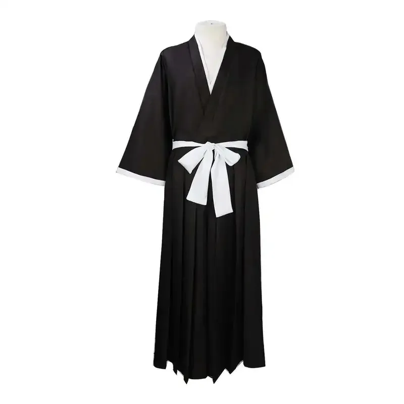 أزياء أنيمي بليتش كوروساكي إيتشيغو التأثيرية Tensa Zangetsu أزياء Die Pa Soul Society Shinigami كيمونو مجموعة Mugetsu الموحدة sk;m1