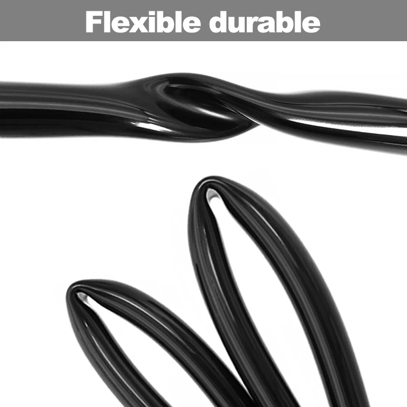 5M Black Flexible Silicone Tubing ID0.5/0.6/1.2/1.3/1.5/2/2.5/3/3.5/4/4.5mm Food Grade Tube Pipe Temperature Resistance Nontoxic