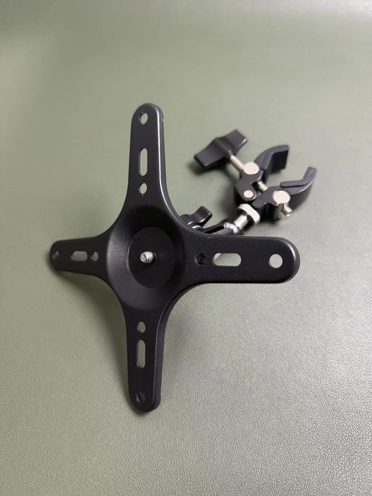 Adjustable Portable Metal Monitor Bracket Desktop Tube Stand Degree Fixed Desk Holder for Computer Screen