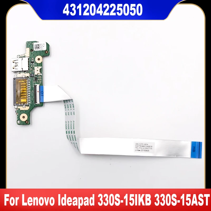 431204225050 5C50R07374 Original For Lenovo Ideapad 330S-15IKB 330S-15AST USB Power Board With Cable PK343003G00 High Quality