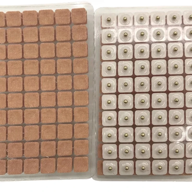 600pcs Ear Care Ear Acupuncture Massage Therapy Magnetic Beads Patch Massage Needle Sticker Auricular Auriculotherapy Care Tools - view 4