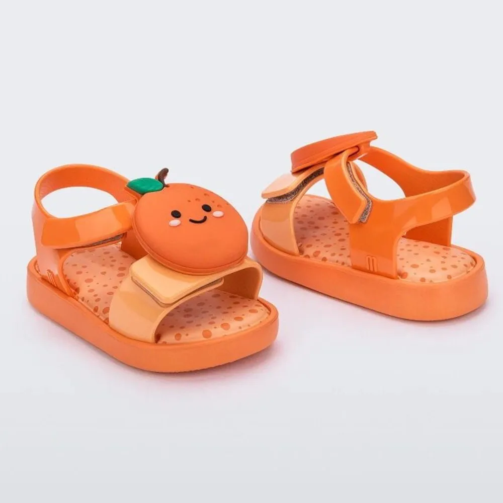 Mini sandales d'été pour enfants, chaussures de MSI pour filles, sandales et pantoufles de fruits pour enfants, pantoufles décoratives Harvey, HMI042