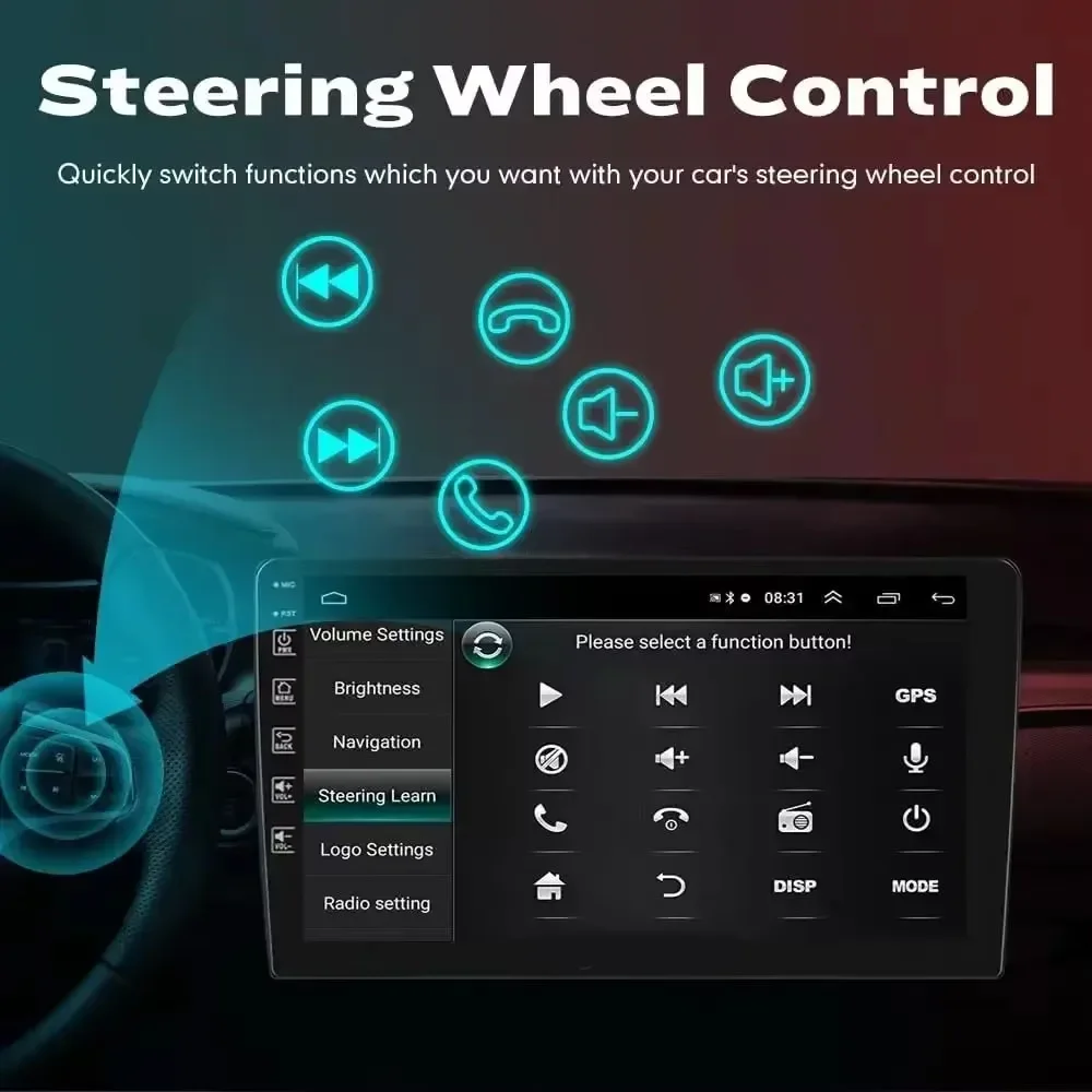 Android 13 Car Stereo GPS Navigation 4+64G for NV200 2013-2019 with Wireless Carplay Android Auto 9in Car Radio Wifi FM/RDS SWC