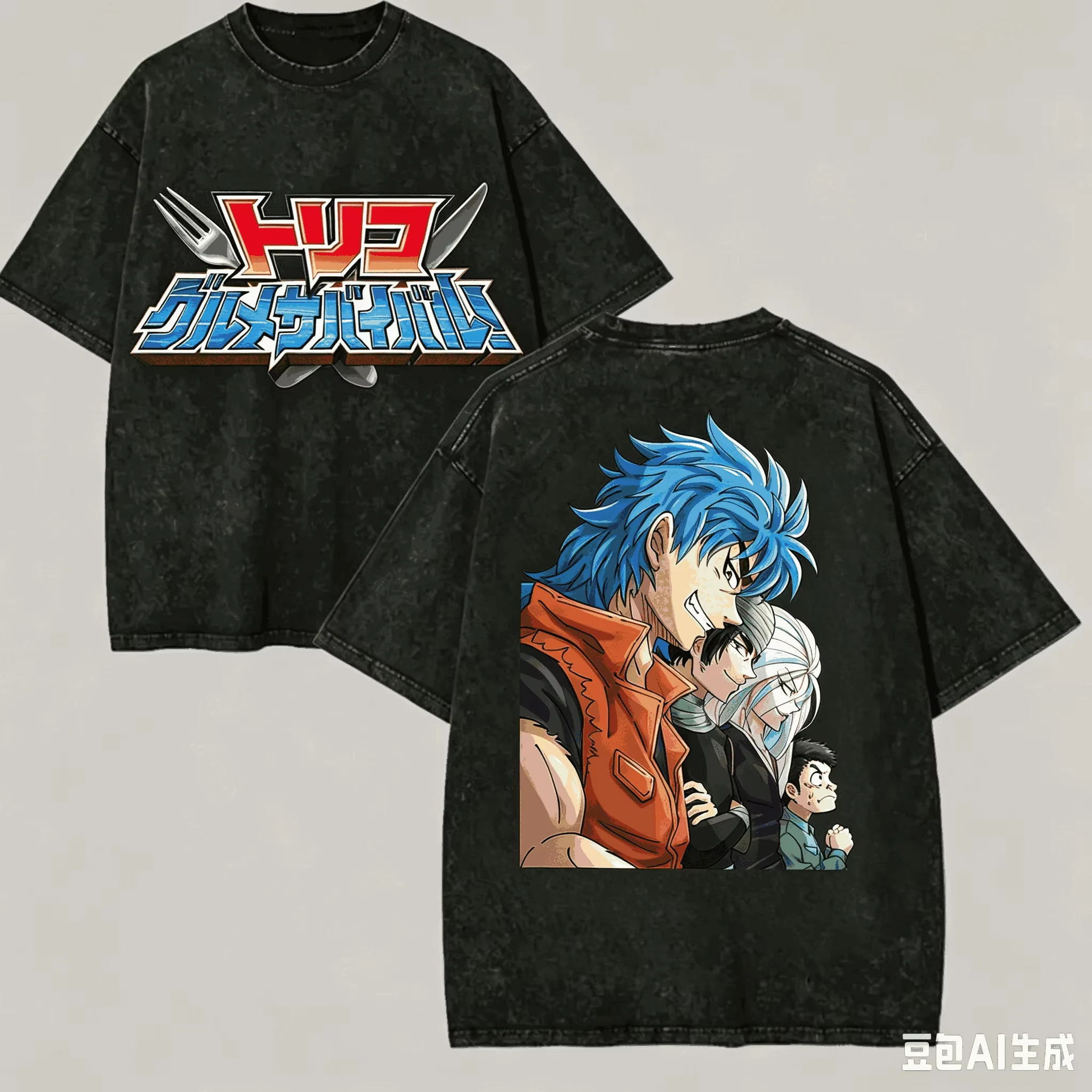 Anime Cosplay 2026 - 2026 Washed T-shirt Anime Lover Harajuku