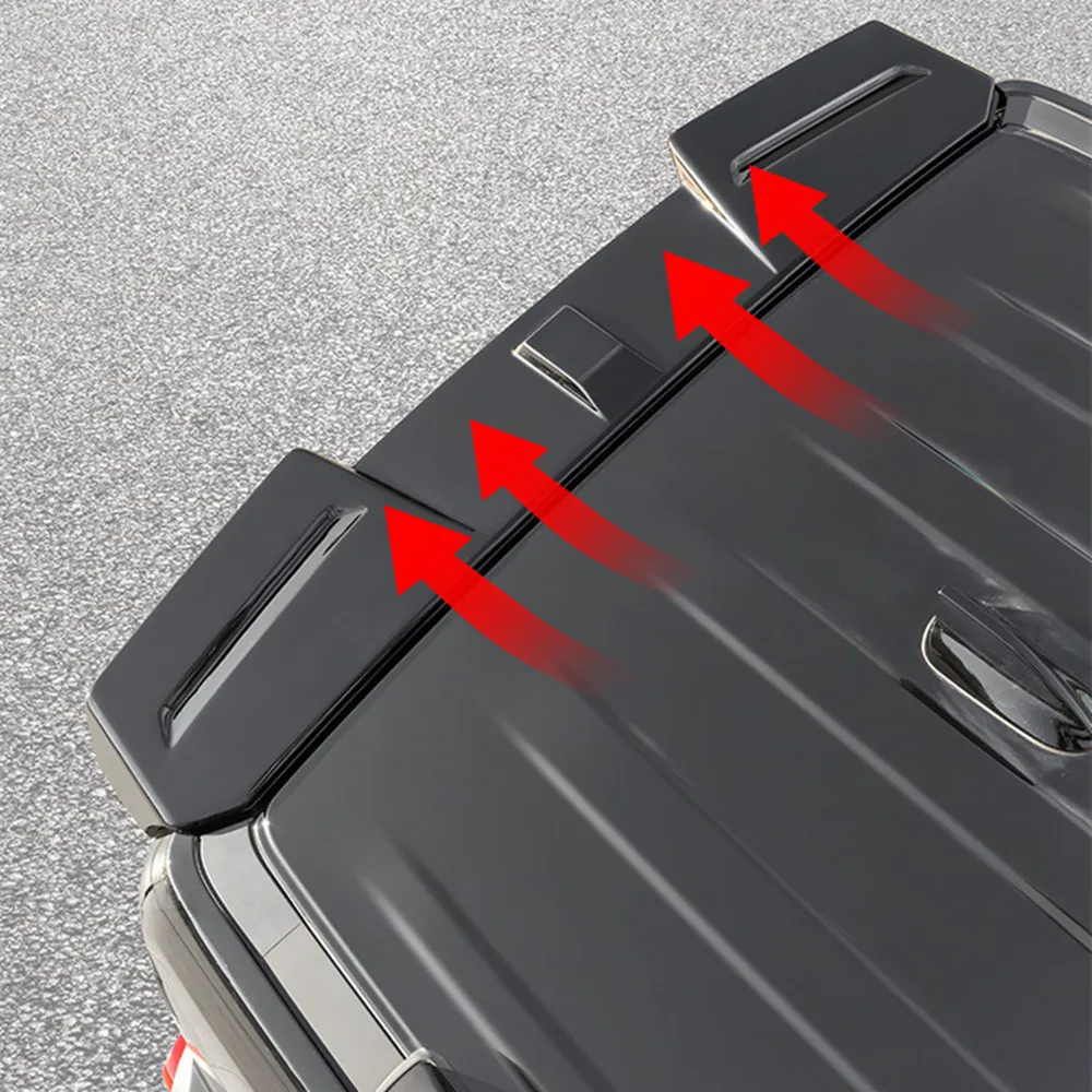 For 2024-2026 Great Wall Haval H9 2nd Generation Rear Trunk Lid Spoiler Wings Car Black Carbon Exterior Styling Accessories Part