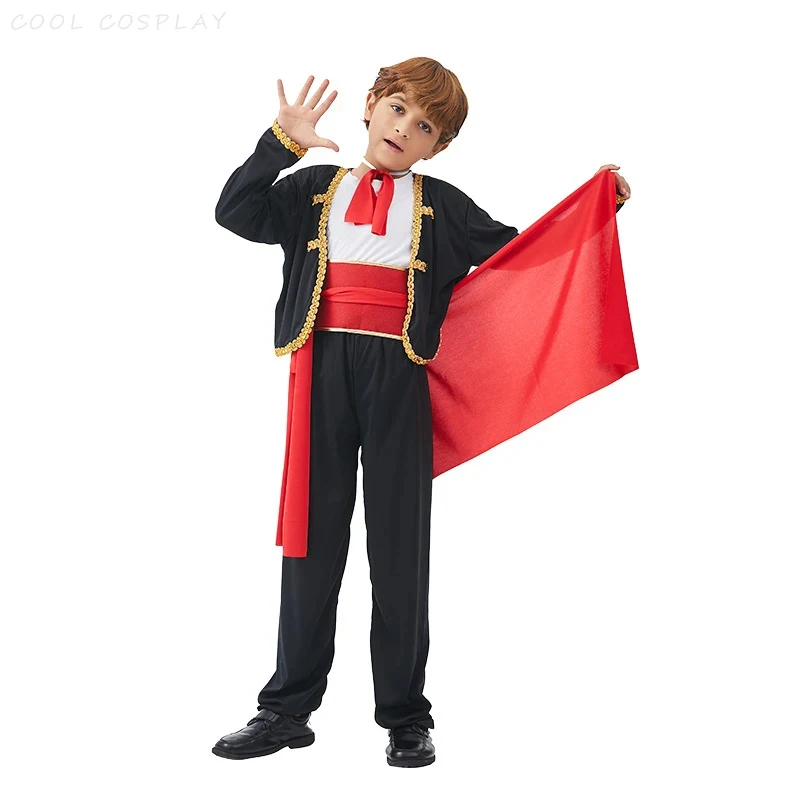 Disfraces de torero para niños y adultos 2026, traje de cosplay de Halloween para fiestas y actuaciones DPWWN