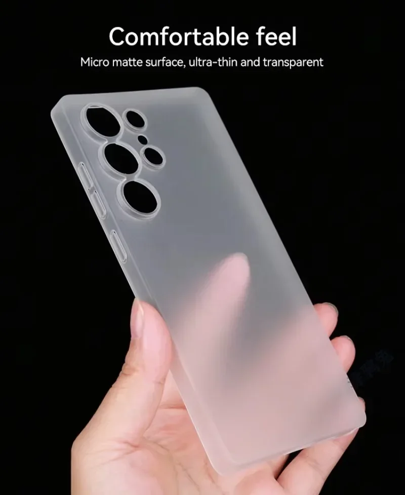 New Model For Samsung S25 s26 Precision Hole Perfect Fit Thinnest 0.35mm Ultra Thin for Samsung galaxy S25 Ultra plus PP Case