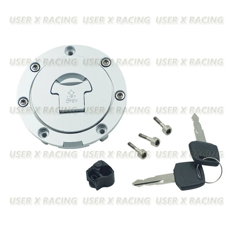 

USERX Universal Motorcycle Accessories Fuel tank cover lock Oil Door lock aluminum alloy for Honda CB400 CBR600 CBR250 VFR30
