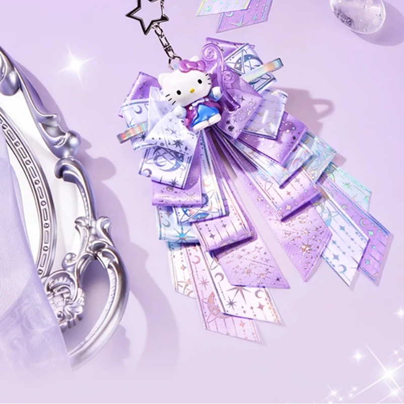 Novo genuíno sanrio hellokitty constelação estudo série caixa cega brinquedos acessório de cabelo saco charme caixa mistério presente aniversário da menina