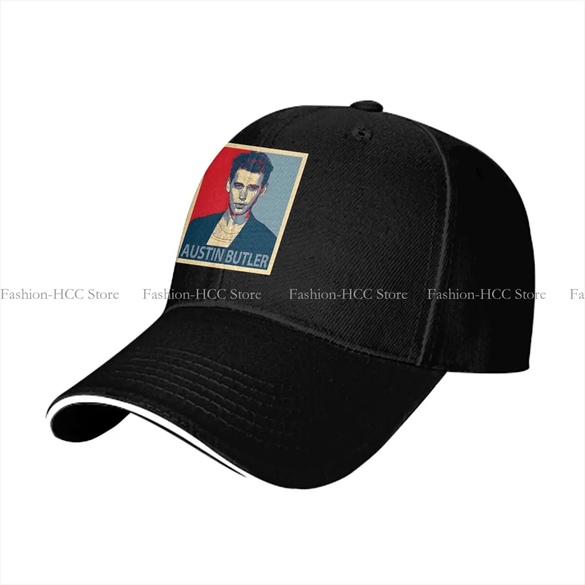 Washed Men's Baseball Cap Poster Trucker Snapback Caps Dad Hat Austin Butler