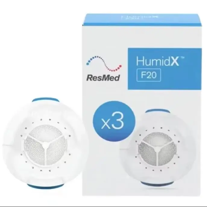 6pcs Waterless Humidifier Filters for Resmed Airfit F20 Full Mask Nasal CPAP Compatible with Humidx