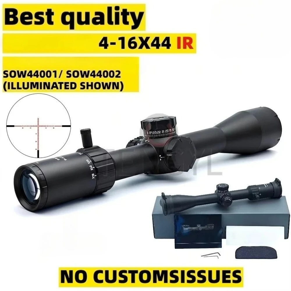 Original 4-16X44MM IR 30mm ZERO STOP Tube First Focal Plane（FFP) Durable Shockproof Waterproof  fogproof