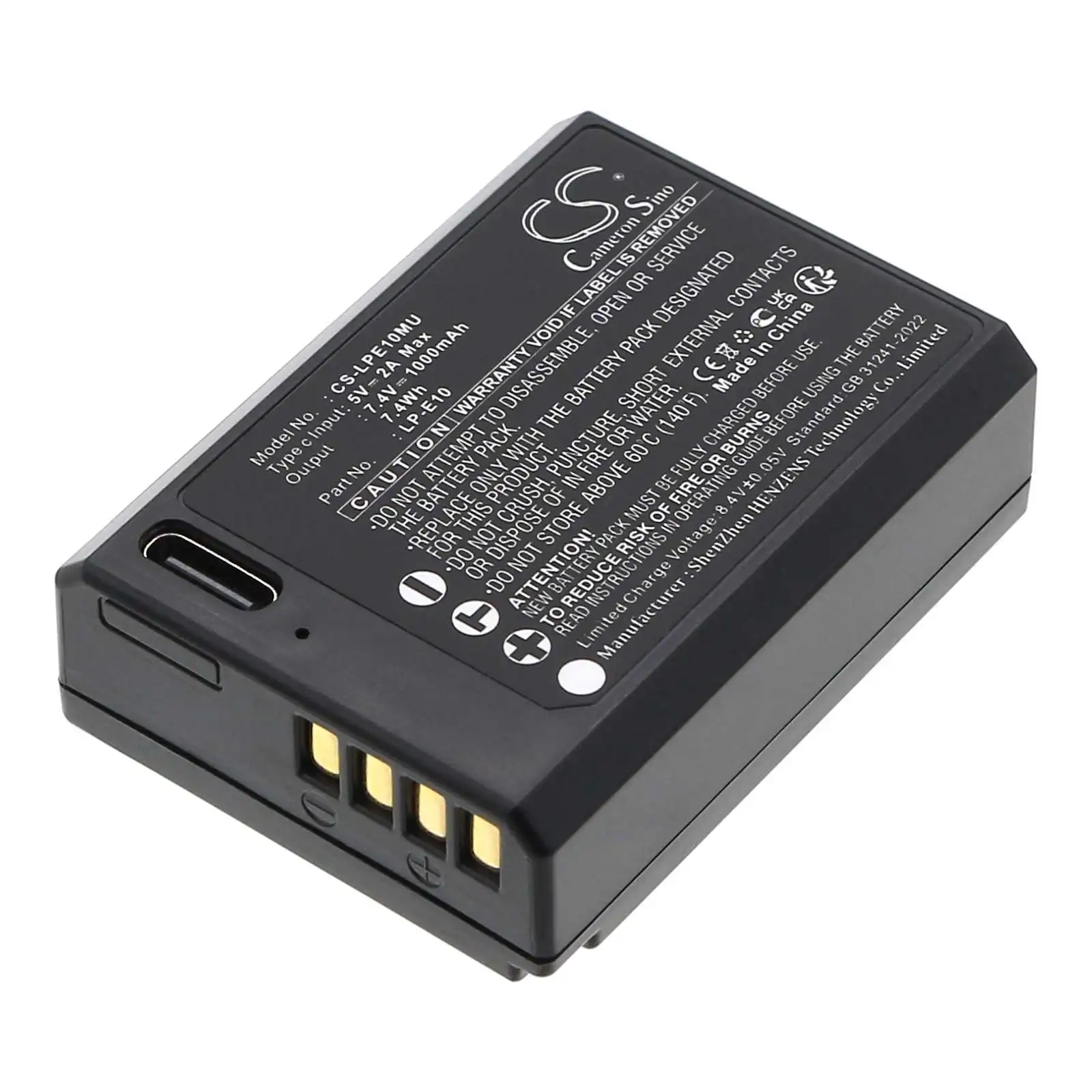 

LP-E10 Battery For Canon DS126291 DS126491 DS126621 EOS 1100D EOS 1200D EOS 1300D EOS 4000D EOS KISS X50 EOS Kiss X70 EOS Kiss X