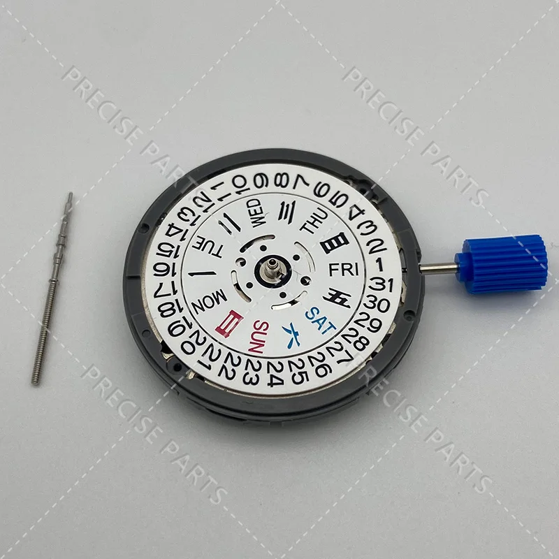 Automatic Watch Movement NH36A Japanese Movement Replacement Kit NH36 3.8 o'clock Date Crown White High Precision ﻿