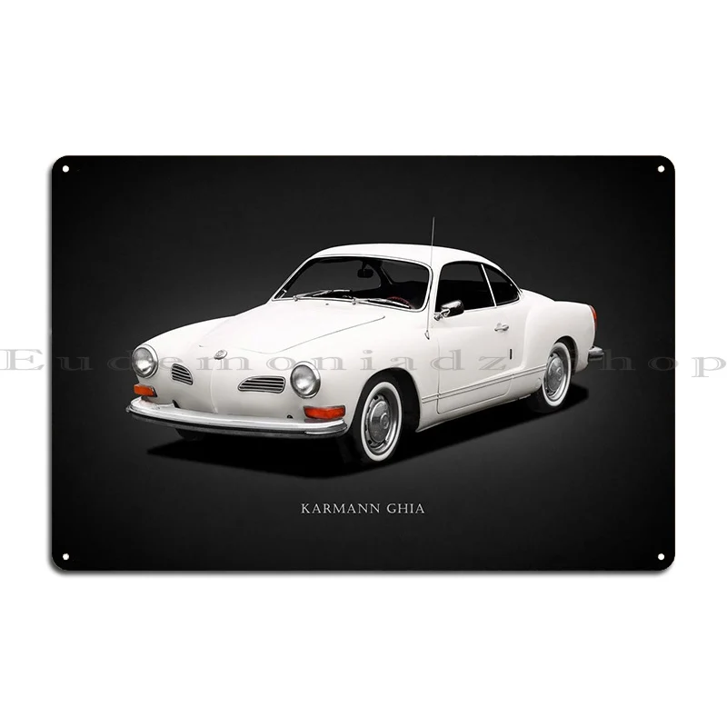 The Karmann Ghia Metal Plaque Poster Wall Decor Wall Create Custom Poster Tin Sign Poster