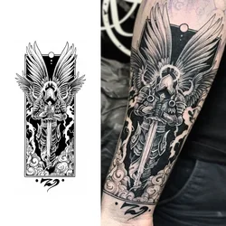 Angel comes Temporary Tattoo,Lasts To 15 Days New Technology Magic Waterproof Semi Permanent Sticker.