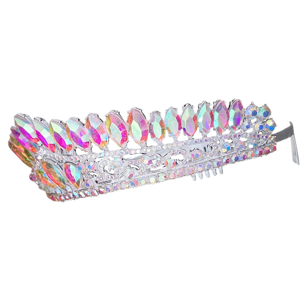 

Diamond Crown Hair Comb Crowns for Clothing Bridal Rhinestone Bride Accessories